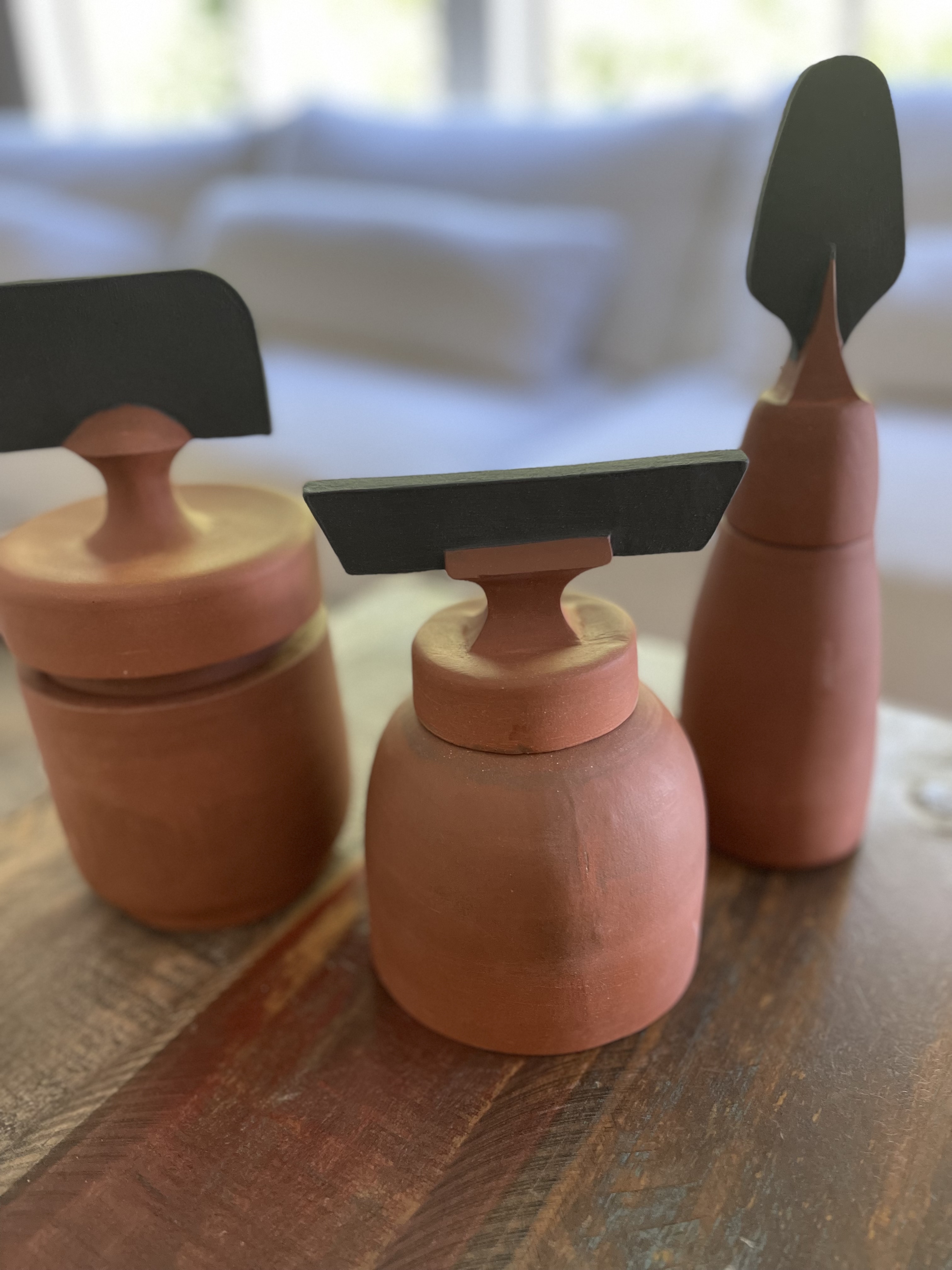 Black Handle Jars