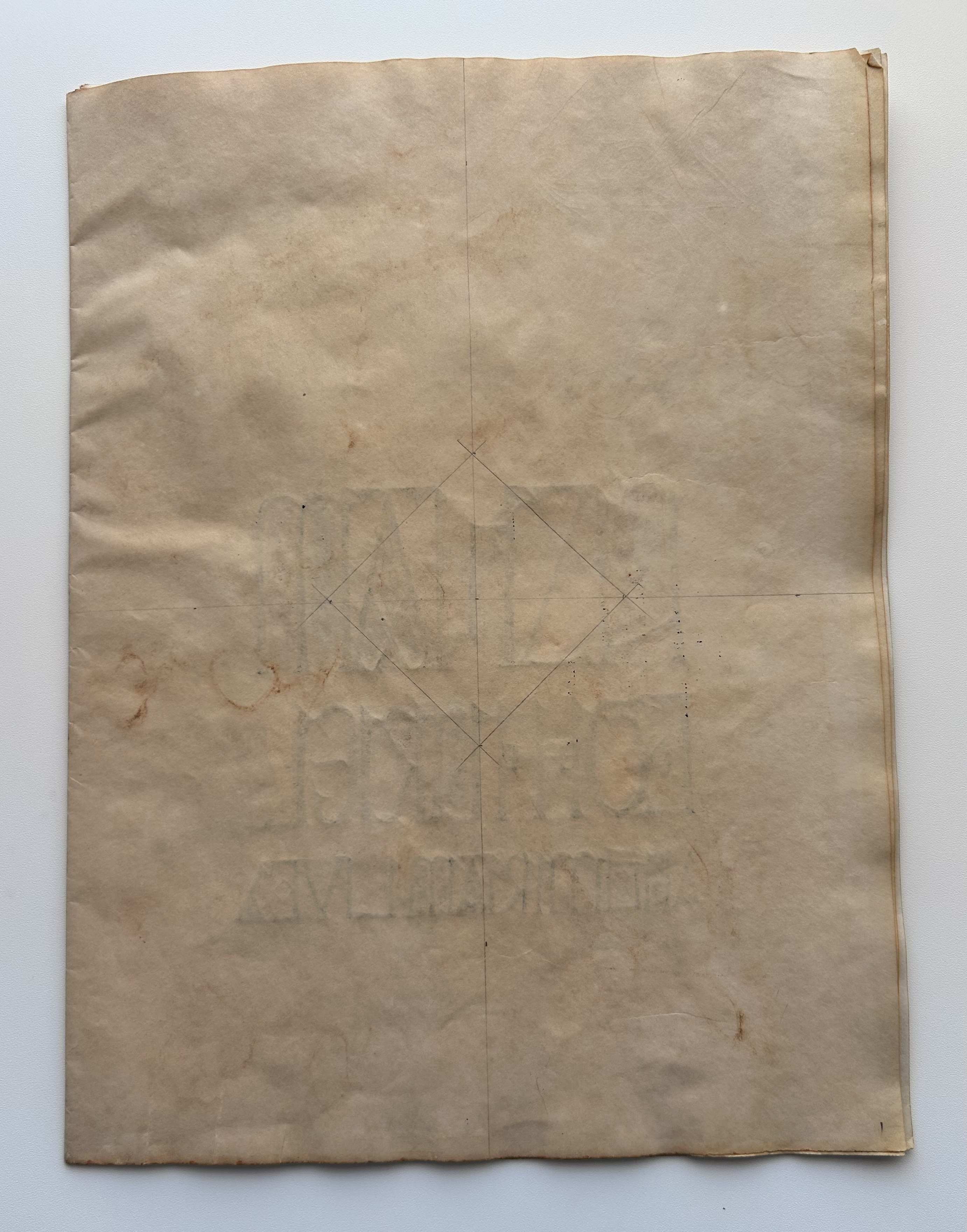 Exterior of the Calligraphy Study I manuscript